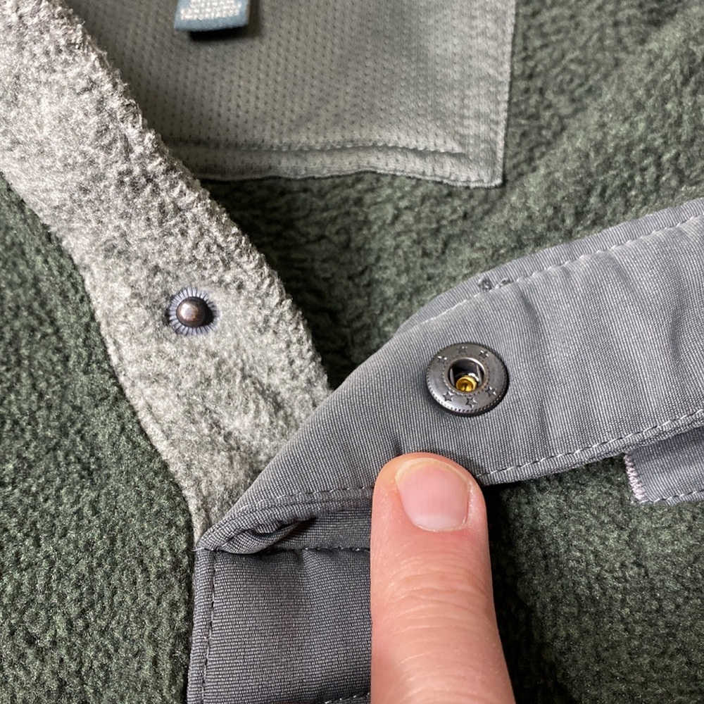 G.H. BASS Mens Arctic Terrain Fleece Mockneck Pullover - Picture 6 of 10
